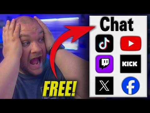 Combine ALL Live Chats for FREE into 1 Chat box including TikTok, YouTube, Twitch, Kick, and More!