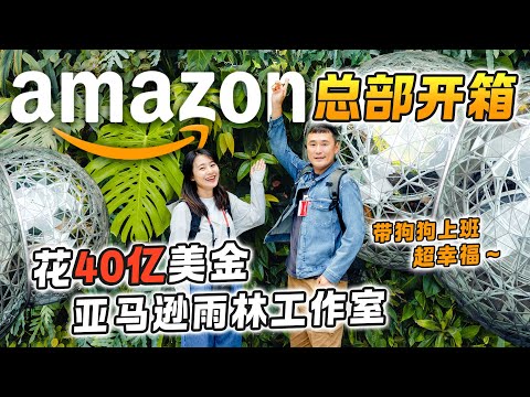 在Amazon工作好不好？参观价值40亿美金的热带雨林工作室。美国学历和英语重要吗？工作环境怎样？能和狗狗一起上班真幸福！