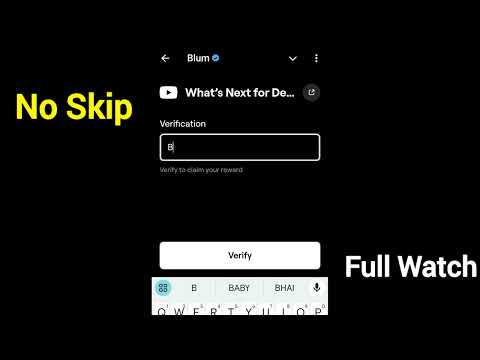 What's Next For DeFi? Blum Video Code | Blum Today Verification What's Next For DeFi?