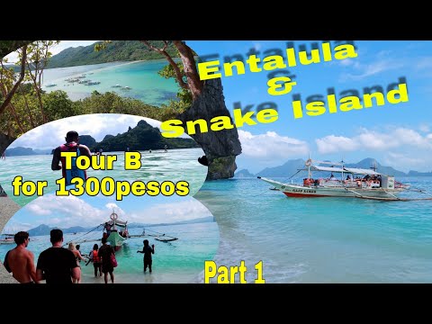 Snake Island + Entalula Island(Tour B for 1300pesos) Part 1 | El Nido Palawan Vlog#11