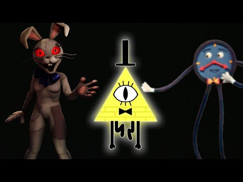 Multiverse Corruption Jumpscares & Dialogues part 4 (Tony The Clock, Bill Cipher, & Vanny)