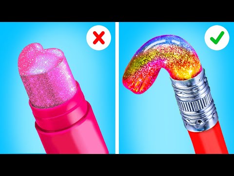 AWESOME ART HACKS & SCHOOL DIY IDEAS 💥🎓 From Nerd to Popular! Funny Makeup Hacks by 123 GO