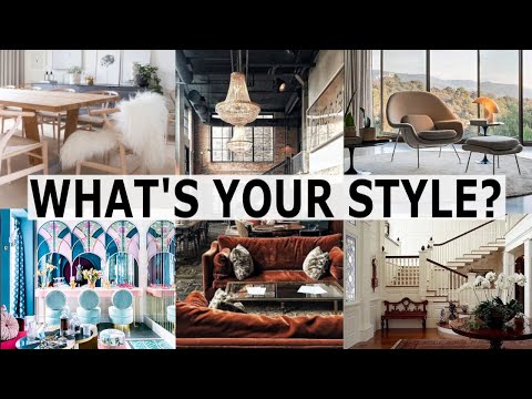 FIND YOUR STYLE!  // 5 Popular Interior Design Styles