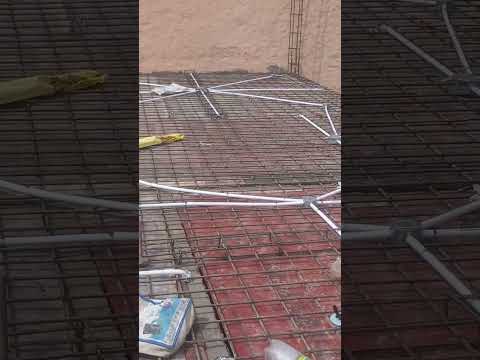 piping slab #viral #trending #ytshorts #electrician #electricalwork #music #shorts