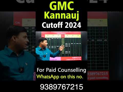 GMC Kannauj Cutoff #neet2024 #shorts #chandrahassir