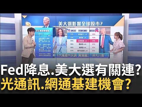 台股下半年怎走?"美股近3個月"成關鍵指標 中小型股機會?美大選前台股低量常態?光通訊族群續火 可留意創高個股?｜王志郁 主持｜20240923｜ Catch大錢潮 feat.林友銘