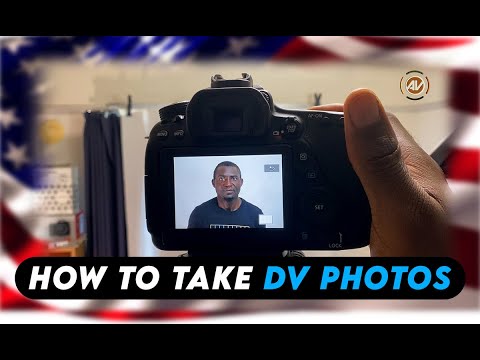 How to take dv lottery photo using a phone and camera | dv photo editing