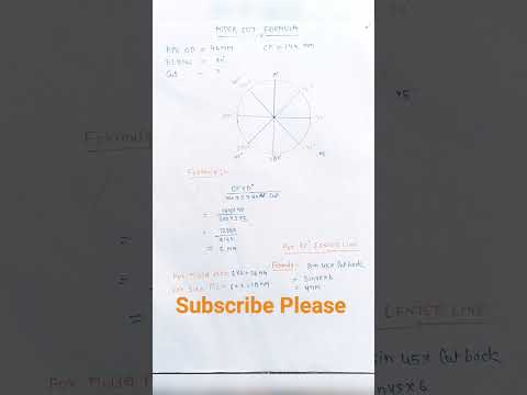 Miter Formula For Easy Cutting Miter Cut #piping_guruji #isometricdrawing #piping