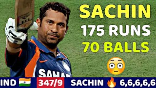 SACHIN TENDULKAR MASSIVE BATTING 175 RUNS | IND VS AUS 5TH ODI MATCH 2009 | SHOCKING BATTING EVER🔥😱