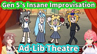 Gen 5's Hilarious Improvised Skit in MikKorone Ad-Lib Theatre [ENG Subbed Hololive]