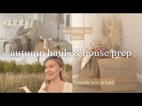 PRIMARK AUTUMN HAUL & DECORATING THE HOUSE | fall vlog