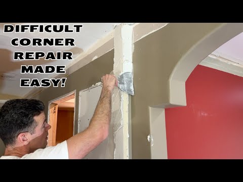 Extreme Drywall Corner Repair!