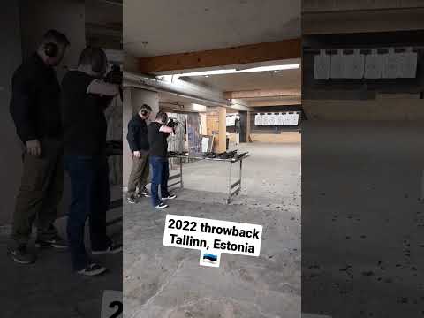 Firing a live weapon at Tondi Lasketiir in Tallinn, Estonia EE #shorts #2022travel