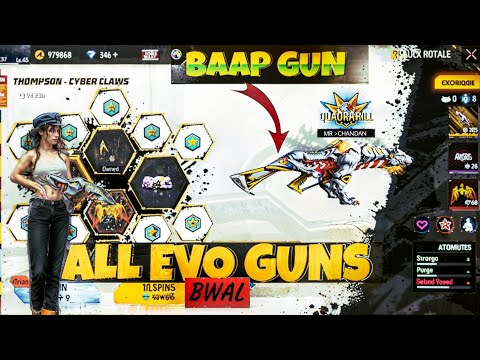 Free Fire Thompson Cyber Claws Gun Skin In Pakistan Server 2024 | New Thompson Cyber Claws Gun Skin