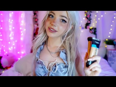 ASMR | A Flirty Student Practices On You! (Brushes, Tapping, Personal Attention)