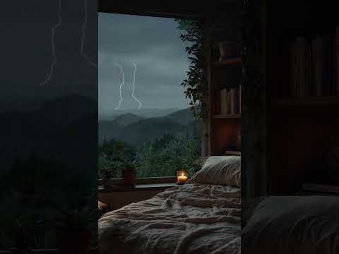 Rain sleep Ambience #rain #thunderstorm #relax #rainsounds #relaxing