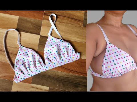 No Dart, No Elastic Bra Cutting and Stitching  | Very Easy