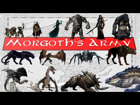 The 20 Types of Creatures of Morgoth in the First Age