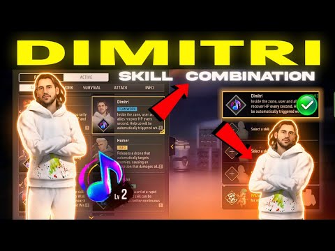 Dimitri character skill combination 2024 | Best character combination | Dimitri character Ability