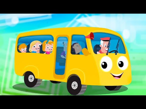 Wheels on the Bus Vehicle Rhyme & More Baby Songs