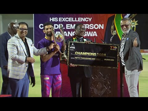 Final Presentation I Jo'burg Bangla Tigers lift the Zim Afro T10 trophy Season 2