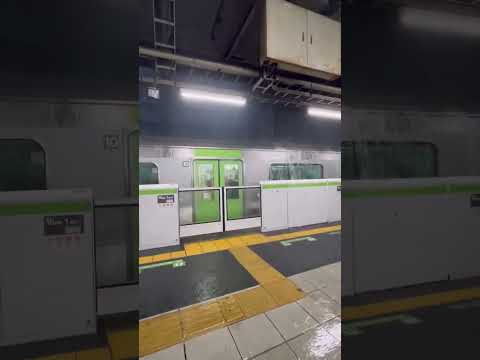 品川駅の山手線雨えぐすぎてバグってしまったwww洗車かよ #shorts