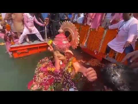 lalbhag cha raja👑 2024 visarjan🥺 #lalbaughcharaja  #visarjan #viral #ytshorts