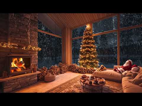 Embracing the Soothing Sound of Rain While Working with Relaxing Music During the Christmas Season