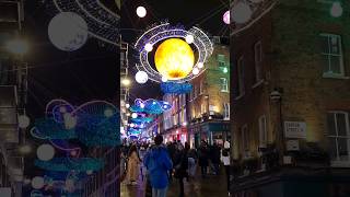 London Street Decorations #christmas #londonvibes #trending