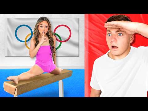 EXTREME HIDE & SEEK IN A GYMNASTICS GYM!!