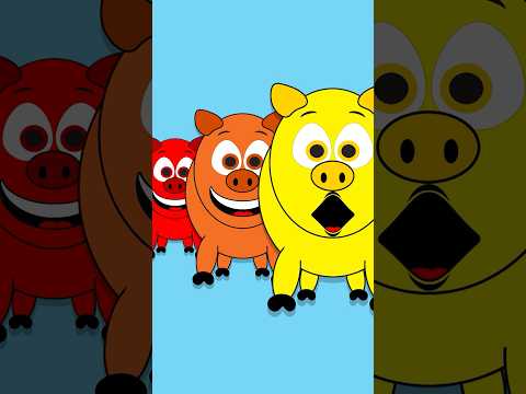 Pig Pigger PIGGEST! #shorts @BabyBigMouth | #kidssong #dance #funny #pig #colors #toddler #song