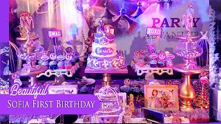 DIY Sofia the First Birthday Theme Party Ideas | DIY Sofia Theme Party | DIY 1st Birthday ideas