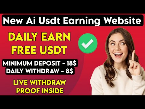 New Usdt Earning Site Usd Mining Site 2024 Best Investment Usdt Earning Website