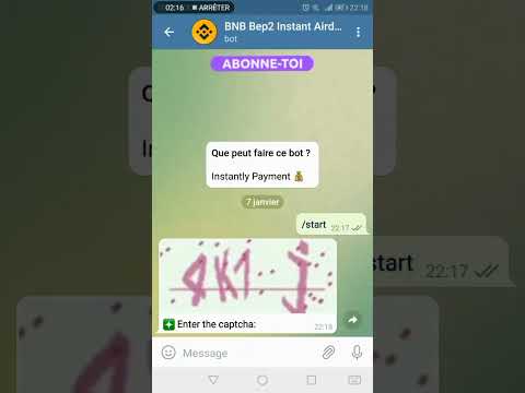 #gagner de #l'argent avec ce #bot #telegram le #BNB