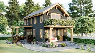 16'x29' (5x9m) Sweet and Cozy Small House | Saving & Spacing | Tiny House Ideas