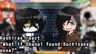 Hashiras react to “What if Obanai found Kuchisake Onna?”||demon slayer||GCRV||react||Gacha Club