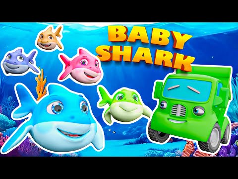 Baby Shark Dance | SquareWheels TV Baby Nursery Rhymes & Kids Songs