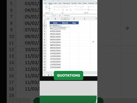 Did You Know The Text Formula in Excel? #shorts