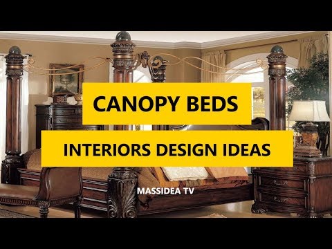 35+ Best Canopy Beds  in Bedroom Interiors Design Ideas 2018