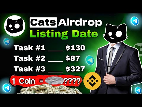 Cats Airdrop Listing || Claim Withdraw $544 - Bigger Than DOGS - Telegram Confirmed Crypto Airdrop