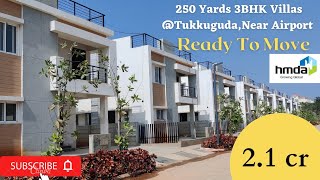 3BHK Villa #tukkuguda #shamshabad #hyderabadvillas #3bhk #hyderabad #villas