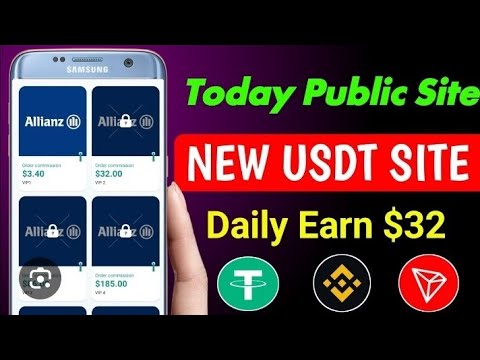 Boom💥💥Daily 32.75 Usdt income free#make #money #usdtnew #earnmoney #earnmoney #usdtwebsite #usdtwebs