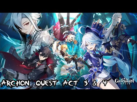 Neuvillette's True Identity: Archon Quest Act 3 & Act 4 Story - Genshin Impact 4.1