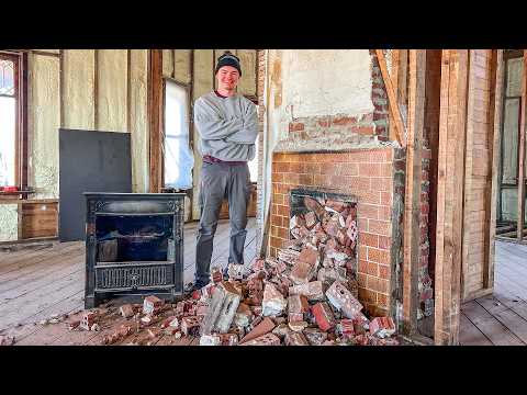 Restoring A $7,000 Mansion: Antique Chimney Removal