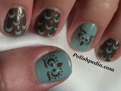 Owl Feathers Nail Art | Owl Nail Art Tutorial