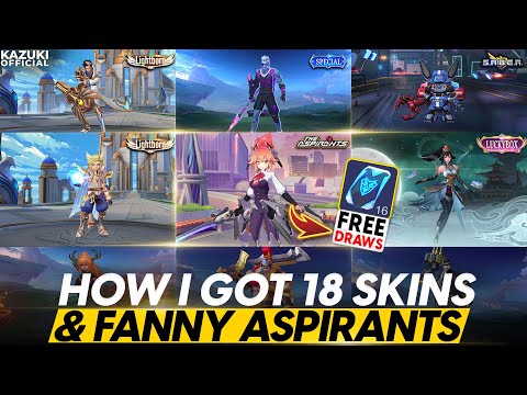 HOW I GOT FANNY ASPIRANTS AND 18 OTHER SKINS FROM THE ASPIRANTS PHASE 2 EVENT