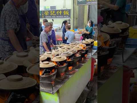 Mouth-Watering!! Amazing Claypot Chicken Rice Skills - Malaysian Street Food #shortsfeed