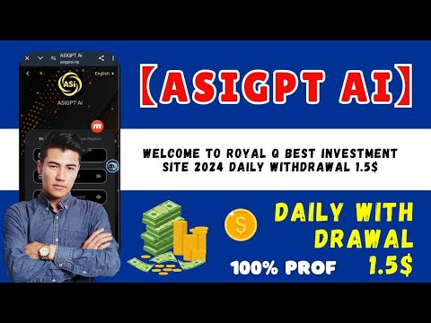 2024 Fastest Online Quantitative Earning and Profitable USDT【ASIGPT Ai】Platform