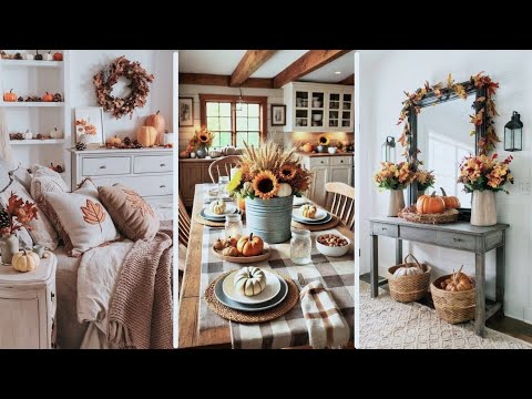 40 Cozy and Stylish Fall Decor Vignettes for Every Corner of Your Home