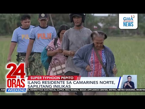 Ilang residente sa Camarines Norte, sapilitang inilikas; Daet MDRRMO,... | 24 Oras Weekend